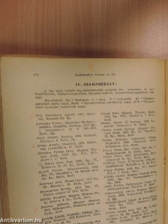 Az Országos Magyar Sajtókamara évkönyve 1942