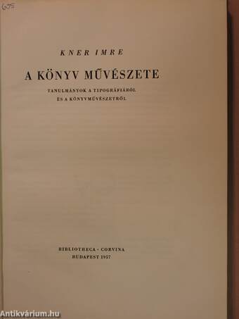 A könyv művészete