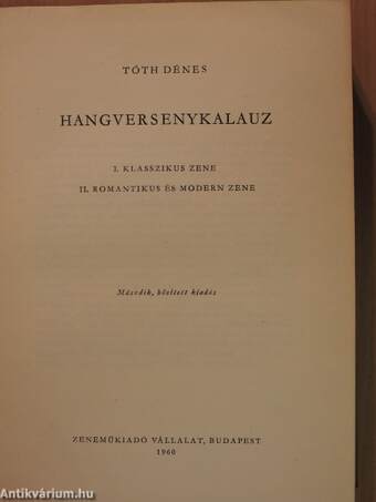 Hangversenykalauz