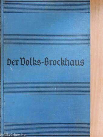 Der Volks-Brockhaus (gótbetűs)