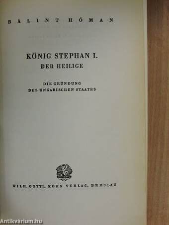 König Stephan I. der Heilige