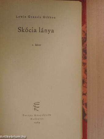 Skócia lánya I-II.