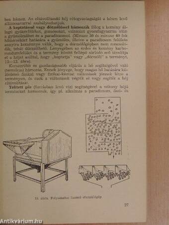 Szakágazati technológia - Konzerv- és hűtőipar I.