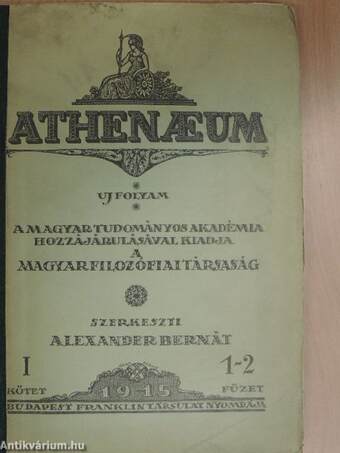 Athenaeum 1915/1-2.