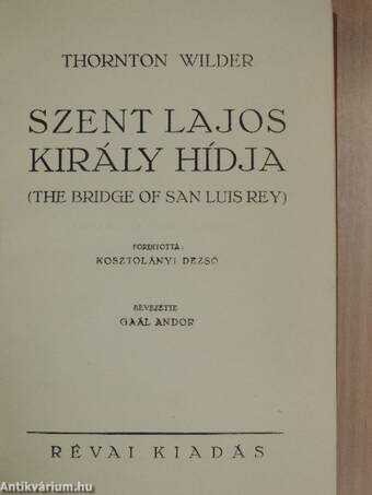 Szent Lajos király hídja