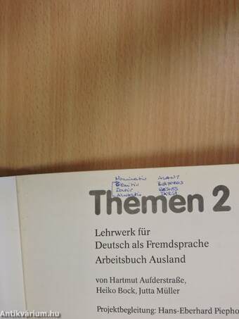 Themen 2 - Arbeitsbuch