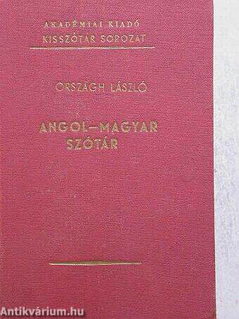 Angol-magyar szótár