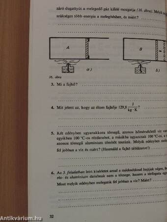 Fizika munkafüzet és feladatlap II.
