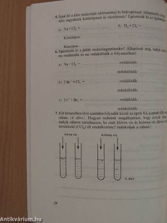 Szervetlen kémia munkafüzet