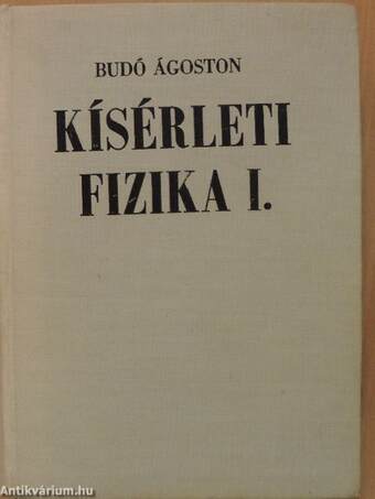 Kísérleti fizika I. 