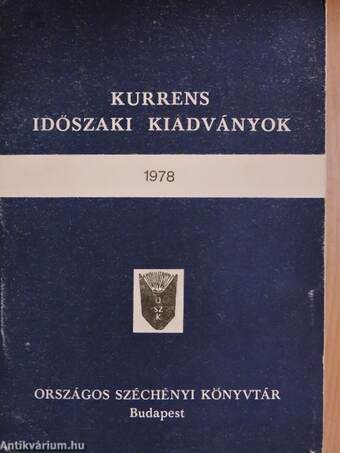 Kurrens időszaki kiadványok 1978.