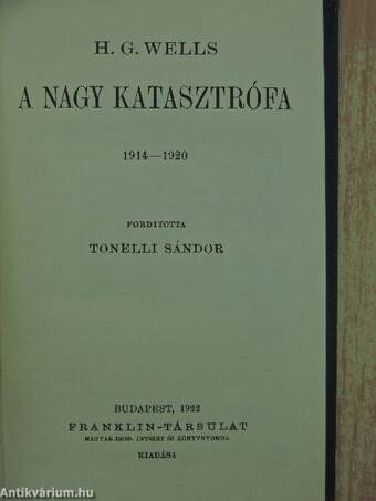 A nagy katasztrófa