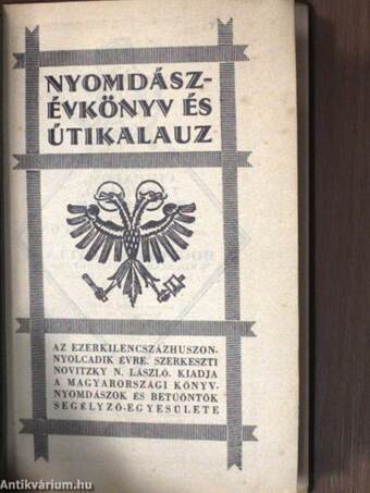 Nyomdászévkönyv és útikalauz 1928