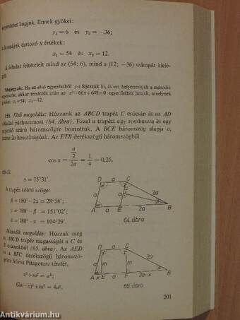 Egyetemi felvételi feladatok matematikából VI.