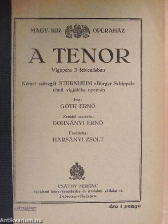 A tenor
