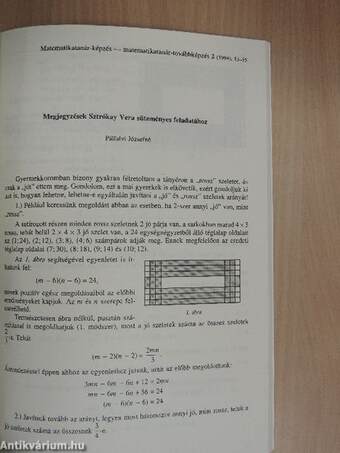 Matematikatanár-képzés, matematikatanár-továbbképzés 2.