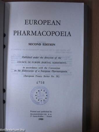 European Pharmacopoeia I./Reagents