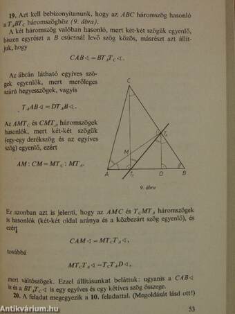 Egyetemi felvételi feladatok matematikából IV.