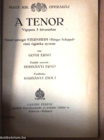 A tenor