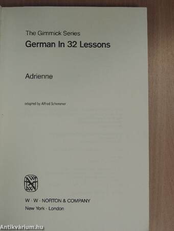 German in 32 Lessons