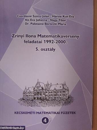 Zrínyi Ilona Matematikaverseny feladatai 1992-2000. - 5. osztály