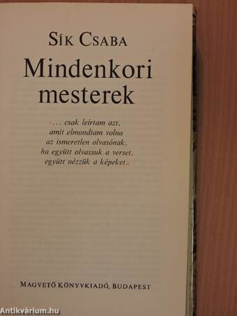 Mindenkori mesterek