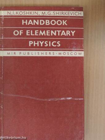 Handbook of Elementary Physics