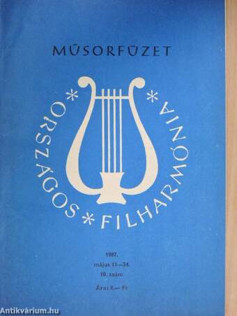 Országos Filharmónia Műsorfüzet 1987/10.