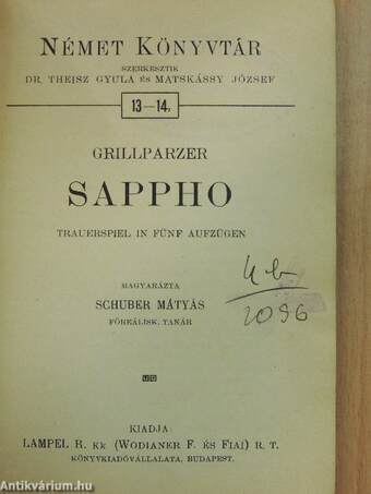 Sappho (gótbetűs)