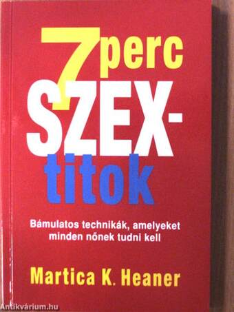 7 perc szextitok