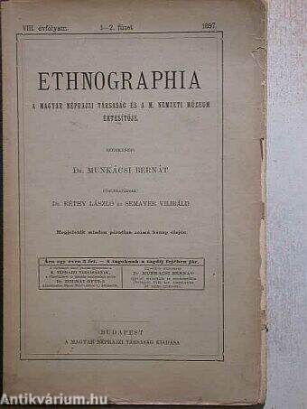 Ethnographia 1897/1-2.