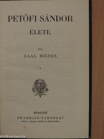 Petőfi Sándor élete