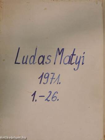 Ludas Matyi 1971. január-december I-II.