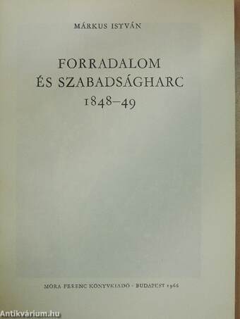 Forradalom és szabadságharc 1848-49