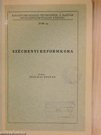 Széchenyi reformkora