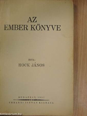 Az ember könyve