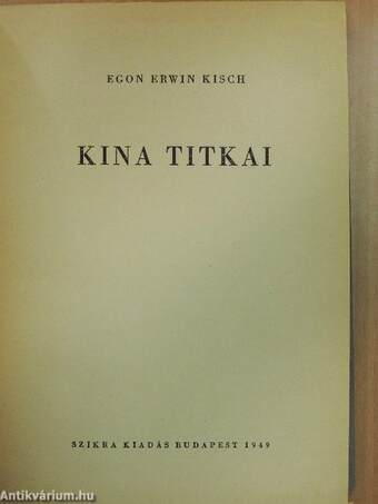 Kina titkai