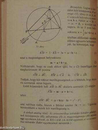 Analóg tételek és feladatok a sík- és térgeometriában