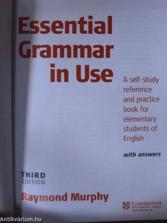 Essential Grammar in Use - CD-vel