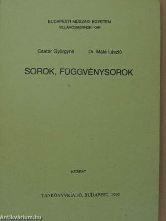 Sorok, függvénysorok