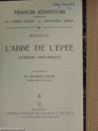 L'abbé de l'Épée