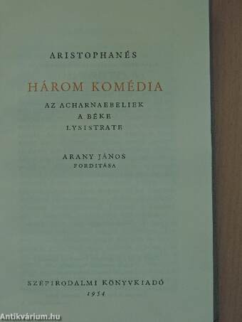 Három komédia