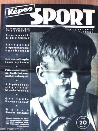 Képes Sport 1940. január 9.