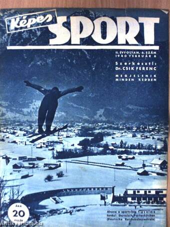 Képes Sport 1940. február 6.