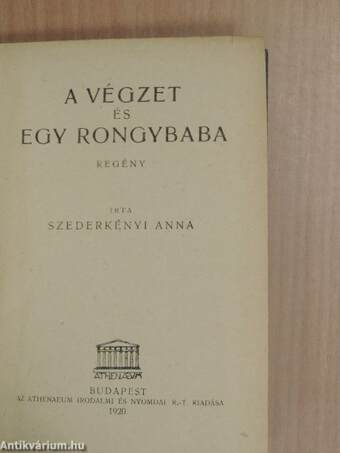 A végzet és egy rongybaba