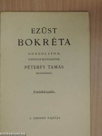 Ezüst bokréta