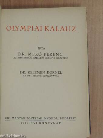 Olympiai kalauz