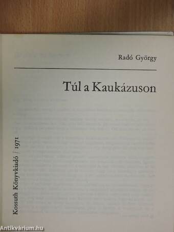 Túl a Kaukázuson