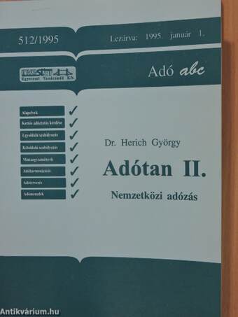 Adótan II.