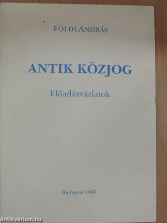 Antik Közjog